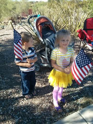 Kids and Flags
